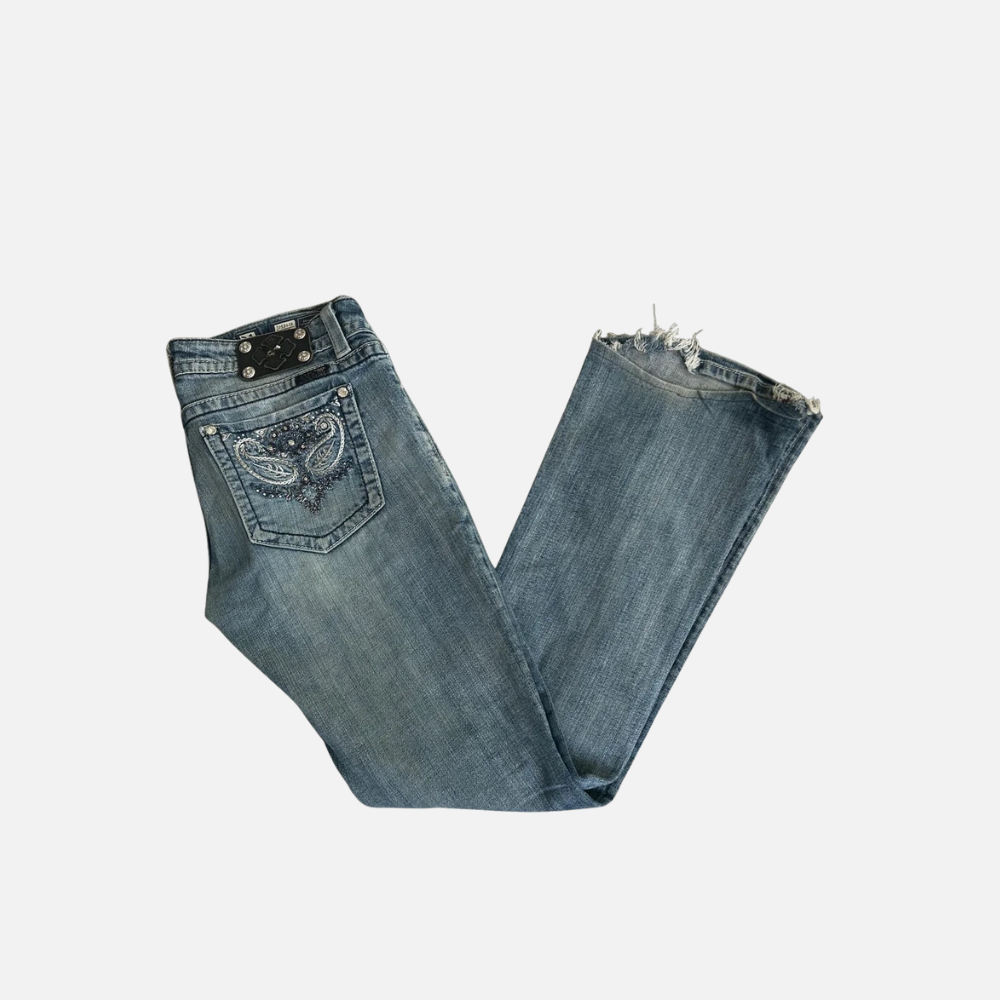 Harper Denim Crystal Bloom