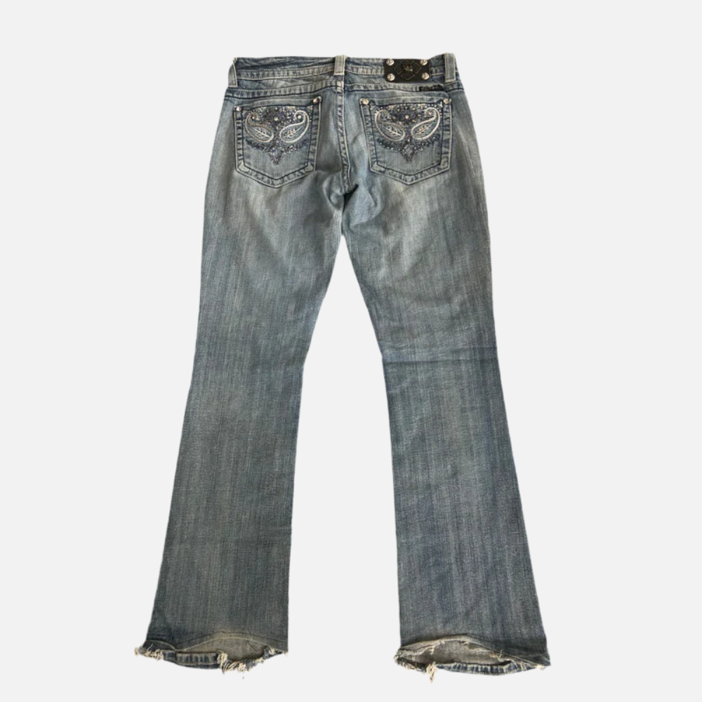 Harper Denim Crystal Bloom