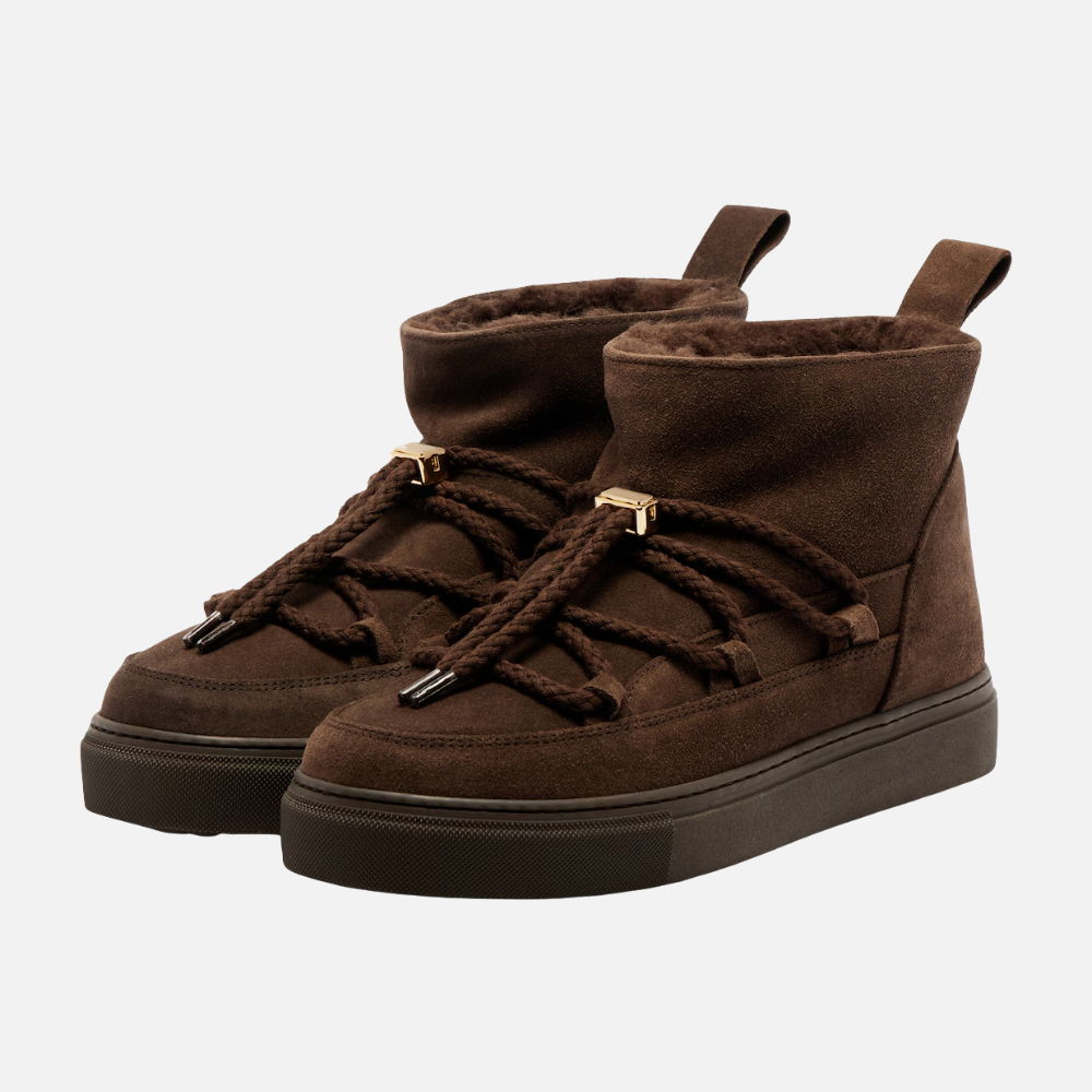 Chocolate Sierra Wool Lace Boot